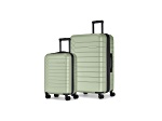 Bugatti Mecca 2 Piece Expandable Luggage Set in Aqua