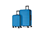 Bugatti Mecca 2 Piece Expandable Luggage Set in Azure