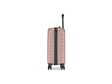 Bugatti Mecca 2 Piece Expandable Luggage Set in Blush