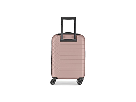 Bugatti Mecca 2 Piece Expandable Luggage Set in Blush