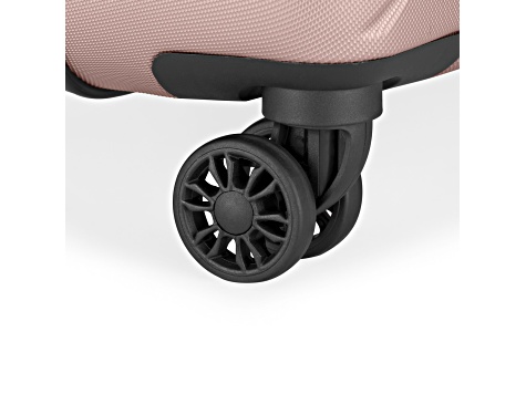 Bugatti Mecca 2 Piece Expandable Luggage Set in Blush