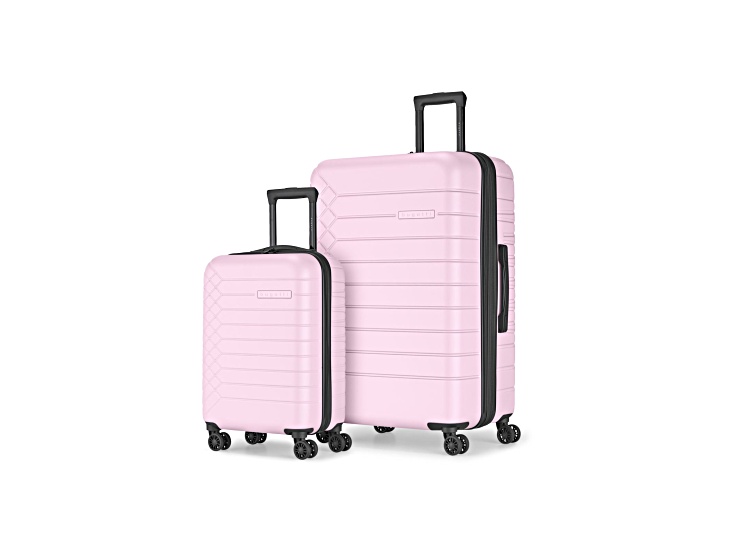 Bugatti Mecca 2 Piece Expandable Luggage Set in Pink - 10O8TD | JTV