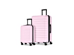 Bugatti Mecca 2 Piece Expandable Luggage Set in Pink