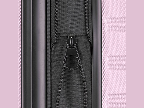 Bugatti Mecca 2 Piece Expandable Luggage Set in Pink