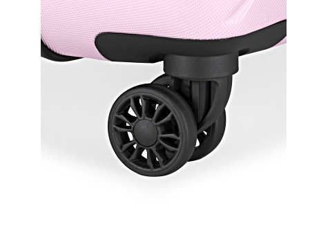 Bugatti Mecca 2 Piece Expandable Luggage Set in Pink