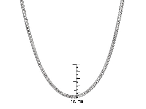Men's Stainless Steel Franco Box Chain Necklace