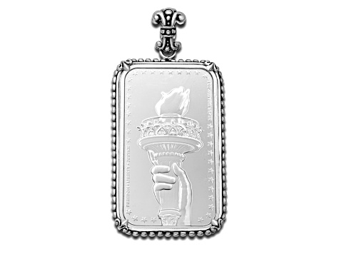 Silver Treasures by Samuel B. 1oz Statue of Liberty Silver Ingot