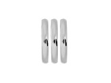 Sophisticated Steel, Set Of 3 Band Rings 3MM