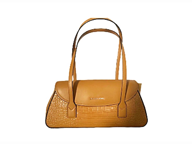 Michael Kors Katya Medium Flap Shoulder Bag in Deer Croc - 10SQGA