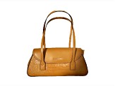 Michael Kors Katya Medium Flap Shoulder Bag in Deer Croc