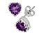 Amethyst Rhodium Over Sterling Silver Earrings 1.30ctw