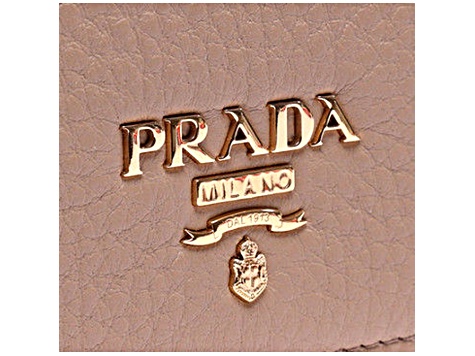★【日本未入荷!!】PRADA 【1MV204】VITELLO GRAIN CAMMEO Prada Women's Vitello Grain Cammeo Beige Leather Card Case