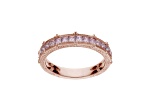 Judith Ripka 1.18ctw Bella Luce Diamond Simulant 14K Rose Gold-Clad Sterling Silver Ring