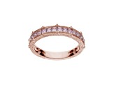 Judith Ripka 1.18ctw Bella Luce Diamond Simulant 14K Rose Gold-Clad Sterling Silver Ring