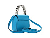 Versace Blue La Medusa Mini Top-Handle Bag