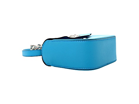 Versace Blue La Medusa Mini Top-Handle Bag