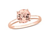 Morganite 10K Rose Gold Ring 1.78ctw