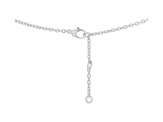 Judith Ripka Heart Mother-Of-Pearl and Bella Luce® Rhodium Over Sterling Silver Station Necklace