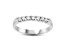 0.30cttw 7 Stone Diamond Band Ring in 14k White Gold
