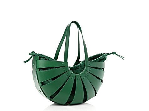 BOTTEGA VENETA THE SHELL ハンドバッグ Bottega Veneta The Shell Bag Racing Green French Calfskin