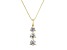 0.50ctw Diamond 3 Stone Pendant 14k Yellow Gold