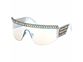 Swarovski Women's Mask 99mm Blue Sunglasses