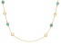 Judith Ripka Verona Magnesite 36" 14k Gold Clad Necklace