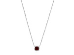Yellow Citrine Platinum Over Sterling Silver Pendant With Chain 0.81ctw