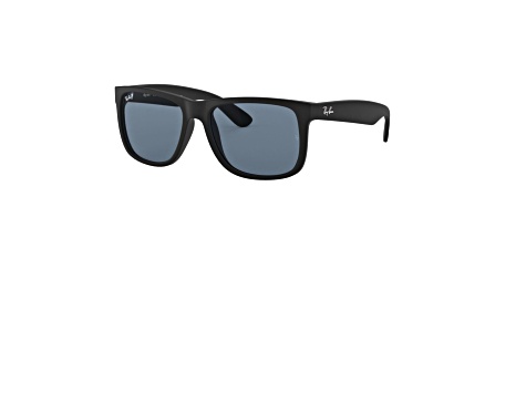Ray-Ban Justin Black Rubber/Dark Blue Polarized 54mm Sunglasses RB4165 622/2V 54