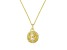 Judith Ripka 10.80ctw Bella Luce® Diamond Simulant 14K Yellow Gold Clad Sphere Necklace