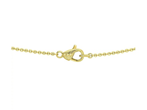 Judith Ripka 10.80ctw Bella Luce® Diamond Simulant 14K Yellow Gold Clad Sphere Necklace