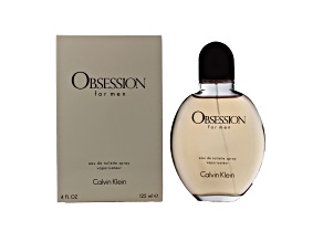 Obsession Eau De Toilette Spray For Men By Calvin Klein - 4.06 oz (120 ml)