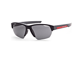 Prada Men's Linea Rossa 64mm Matte Black Sunglasses | PS-03YSF-1BO06F