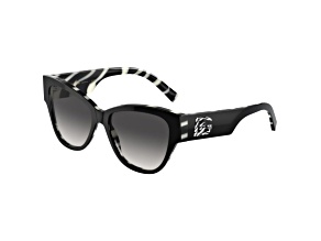 Dolce & Gabbana Women's Fashion 54mm Black On Zebra Sunglasses  | DG4449-3372-P-54