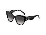 Dolce & Gabbana Women's Fashion 54mm Black On Zebra Sunglasses  | DG4449-3372-P-54