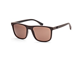 Emporio Armani Men's 56mm Matte Brown Sunglasses  | EA4129-511973-56