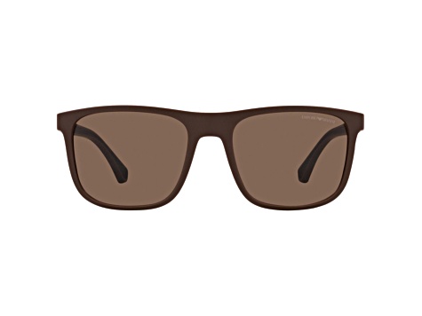 Emporio Armani Men's 56mm Matte Brown Sunglasses  | EA4129-511973-56