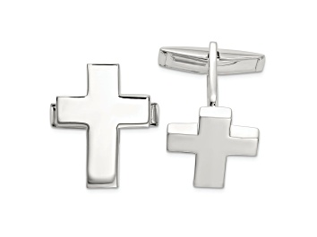 Picture of Sterling Silver Cross Cuff Links