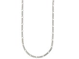 925 Sterling Silver 2mm Figaro Chain Necklace