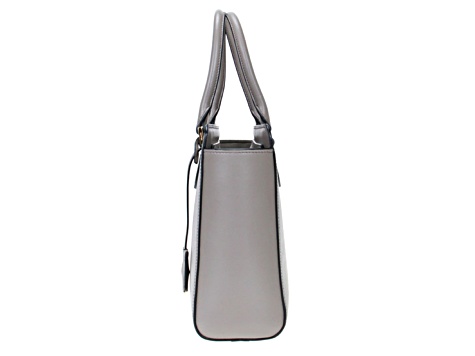 Prada Saffiano Leather Argilla Satchel Handbag - 116S2A | JTV