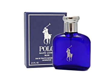 Picture of Polo Blue Eau De Toilette Spray For Men By Ralph Lauren - 2.53 oz (75 ml)