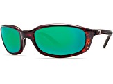 Costa Del Mar Brine Tortoise/Copper Green 580G 59mm Polarized Sunglasses