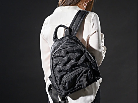 GO Dash Dot Mini Maya Backpack Handbag in Cheetah Black