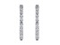 White Diamond H-I I1 14K White Gold Hoop Earrings 2.00ctw