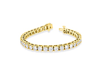 Picture of 12.00ctw Diamond Tennis Bracelet  in 14k Yellow Gold