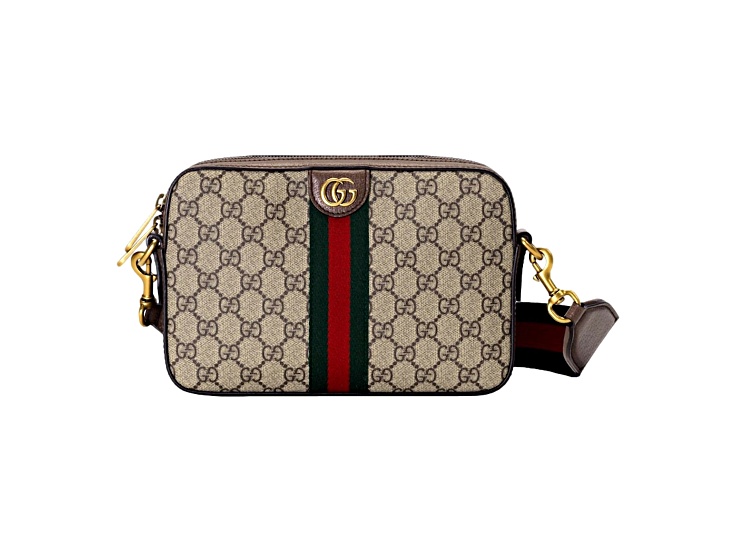 Gucci Ophidia Small Crossbody Bag Iconic Gucci Logo Canvas