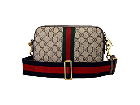 Gucci Ophidia Small Crossbody Bag Iconic Gucci Logo Canvas
