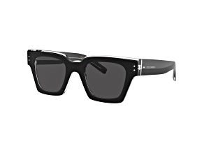 Dolce & Gabbana Men's Fashion 48mm Black/Crystal Sunglasses|DG4413-675-R5-48