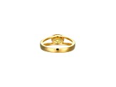 Yellow And White Cubic Zirconia 18K Gold Over Sterling Silver Ring 2.41ctw