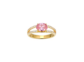 Barbiecore Genuine Pink Moonstone Ring